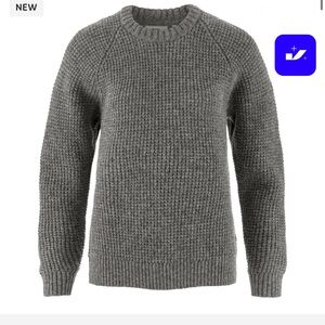 Fjallraven Gray ÖVIK WAFFLE KNIT nwt